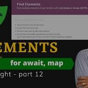 Find Multiple Elements Playwright Part 12