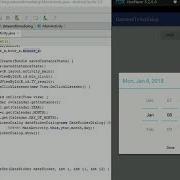 Using Date And Timepicker Android Studio