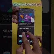 Как активировать разделение экрана на Samsung Shorts Oneui5 Manojdey