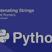 Concatenating Strings With Python