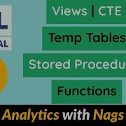 Views CTE Stored Procedures Functions SQL Full Course SQL Tutorial For Beginners 9 11