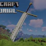 Minecraft как сделать статую меча