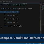 Decompose Conditional Refactoring