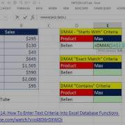 Excel Magic Trick 1217 D Functions Text Criteria Starts With Exact And Contains