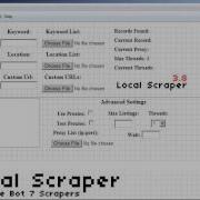 Local Scraper Using Lists