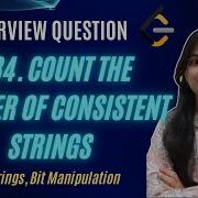 1684 Count The Number Of Consistent Strings Bit Manipulation Strings 2 Approaches Leetcode