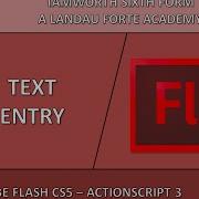 Flash Text Entry Tutorial