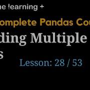 Как читать несколько файлов в Pandas 28 из 53 Полный курс по Pandas