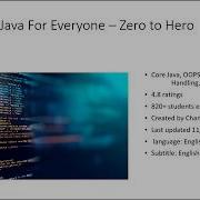 Java For Everyone Zero To Hero