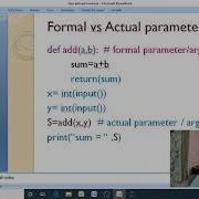 User Defined Function In Python