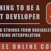 11 Swift Programming Creating Strings From Variables Using String Interpolation