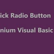 Selenium Visual Basic Net Click Radio Button