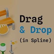Как создать 3D эффекты перетаскивания с помощью Spline