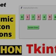 Tkinter Managing Options Of Dynamically Created Buttons By Changing Background Colour