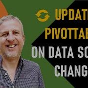 Update PivotTable When Data Source Changes Automatically Refresh A PivotTable With New Data
