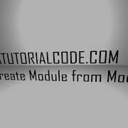 VBA Create Module From Module