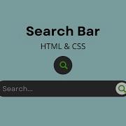 Animated Search Bar Design With HTML CSS