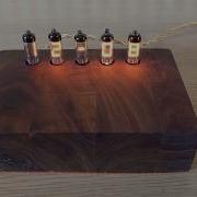 Numitron Clock Hand Made From Solid Wood Russian And Russian Tubes