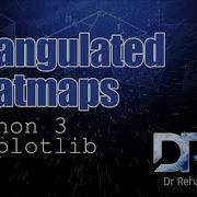 Triangulated Heatmaps Python Matplotlib
