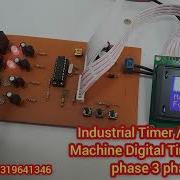 Washing Machine Controller Industrial Timer Pic16F628A Microcontroller