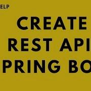 Spring Boot Restful Web Service Tutorial