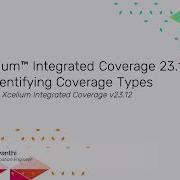 Xcelium Integrated Coverage 23 12 Video 1 Identifying Coverage Types
