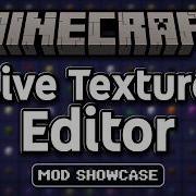 This Mod Adds An In Game Texture Editor To Minecraft