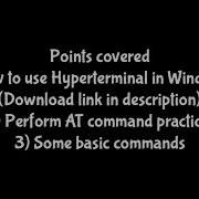 HyperTerminal For Windows 7 And AT Command Practicals