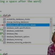 SSMS Shortcuts IntelliSense
