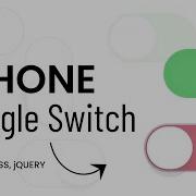 How To Make Toggle Switch Using CSS JQuery Toggle Button 2021
