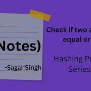 Hashing 1 Check If Two Arrays Are Equal Or Not GFG Python