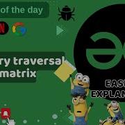 Boundary Traversal Of Matrix 1 October POTD GFG Problem Of The Day C Java Python