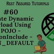 60 Create Dynamic JSON Payload Using POJO JsonInclude NON DEFAULT