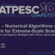 ATPESC 2022 5 3a Iterative Solvers Algebraic Multigrid Trilinos Belos MueLu C Glusa G Harper
