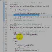 Lesson07 19 SurfaceHolder Callback Methods