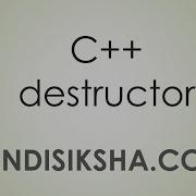 C Destructors In Hindi