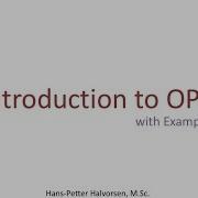 Introduction To OPC With Examples