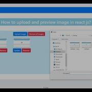 Upload And Preview Image In Reactjs
