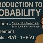 Introduction To Probability Basic Concepts Complement Rule Explained Part 1