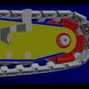 Solid Works Physical Crawler Animation HD