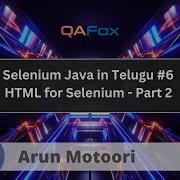 HTML For Selenium Part 2 Selenium Java In Telugu 6