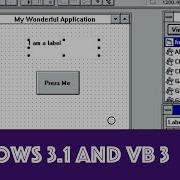 Showing Windows 3 1 And Visual Basic 3