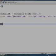 JavaScript Tutorial 2 Document Write
