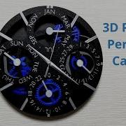 3D Printed Perpetual Calendar Clock Ver 2