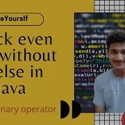 Check Even Or Odd Without Using If Else In Java Even Odd Using Ternary Operator In Java Cy