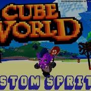 Cube World Custom Sprites New Race Weapons