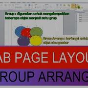 TAB PAGE LAYOUT GROUP ARRANGE MICROSOFT WORD 2010 PART 17