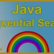 Array Sequential Search Method In Java Programming Java Tutorial APPFICIAL