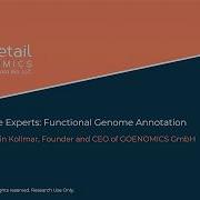 Ask The Experts Functional Genome Annotation