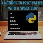 Star Pattern In Python With Single For Loop How To Print Pattern Using Single Loop In Python